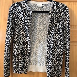 Leopard J. Crew cardigan